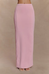 Alma High Waist Maxi Skirt - Candy Pink