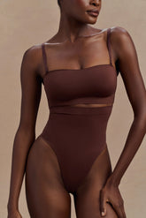 Joanna Strapless Shapewear Bra - Espresso