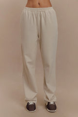 Blake Straight Leg Joggers - Stone