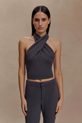 Marion Cross Over Top - Charcoal Shadow