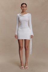 Terrymae Crochet Mini Skirt - White