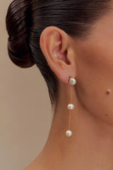 Bodhi Freshwater Pearl Drop Earrings - Pearl