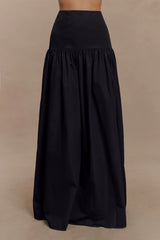 Autumn Maxi Skirt - Black