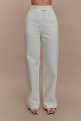 Rayne Wide Leg Denim Jeans - White
