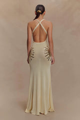 Ellington Knit Maxi Dress With Sequin - Ivory
