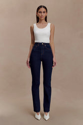 Janessa Skinny Denim Jeans- Indigo Blue