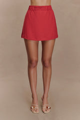 Kallie Linen Skort - Burnt Rose