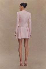 Cleo Boucle Jacket - Powder Pink