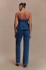 Rayne Wide Leg Denim Jeans - 90'S Blue