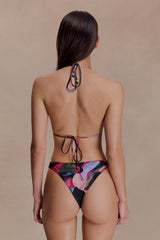 Brianna Triangle Bikini Top - Multi Fluid Reverie Print