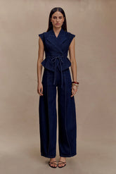 Beatrix High Rise Denim Jeans - Indigo Blue