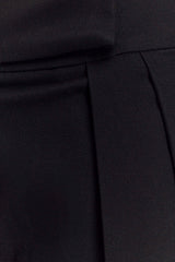 Penelope Pleated High Waisted Pants - Black