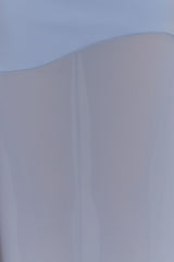 Mason Crepe And Chiffon Maxi Dress - Powder Blue