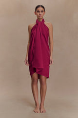 Evie Cotton Sarong - Wine