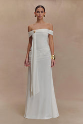 Oliver Slinky Maxi Dress - White