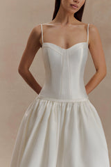 Carol Taffeta Maxi Gown - Ivory