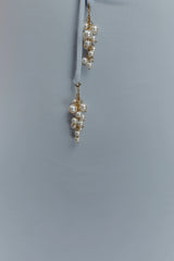 Beryl Slinky Maxi Dress With Pearls - Pale Blue