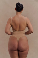 Alyssa Backless Shapewear Bodysuit - Beige