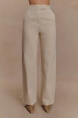 Rayne Wide Leg Denim Jeans - Stone Wash