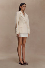 Wesley Structured Blazer - Buttercream