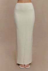 Kyle Knit Maxi Skirt - Ivory