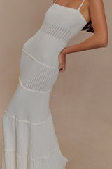 Finley Pointelle Knit Maxi Dress - Ivory