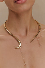 Azura Teardrop Necklace - Gold
