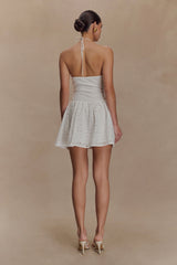Carlina Broderie Mini Dress - White