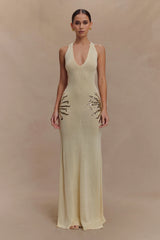 Ellington Knit Maxi Dress With Sequin - Ivory