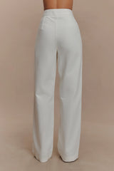 Rayne Wide Leg Denim Jeans - White