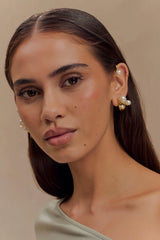 Saskia Freshwater Pearl Ear Cuff - Pearl
