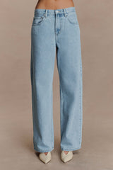 Mannon Mid Rise Denim Jeans - 80'S Blue