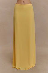 Katalina Chiffon Maxi Skirt - Butterscotch