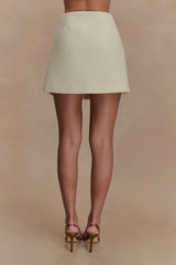 Camilla Boucle Mini Skirt - Ivory