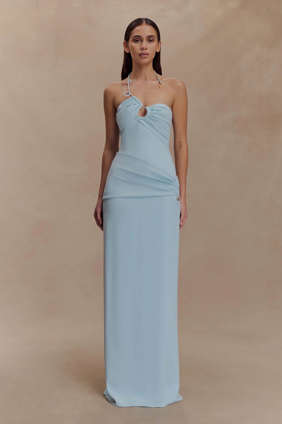 Lalia Teardrop Maxi Dress - Powder Blue