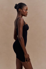 Jocelyn Backless Shapewear Mini Dress - Black