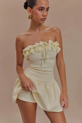 Jennie Frill Mini Skort - Ivory