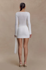 Terrymae Crochet Mini Skirt - White