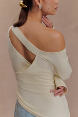 Miles Off Shoulder Knit Top - Ivory