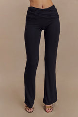 Preston Modal Straight Leg Pants - Black