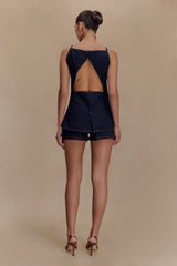 Tobias Denim Shorts - Indigo Blue