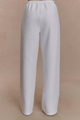 August Straight Leg Jogger - Ivory