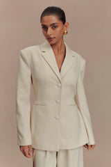 Bellamy Cinched Blazer - Buttermilk