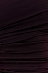 Anna One Shoulder Modal Top - Cacao Brown