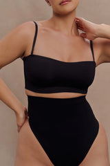 Saria High Waist Shapewear Briefs - Black