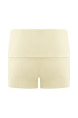 Birdie Fold Over Shorts - Ivory