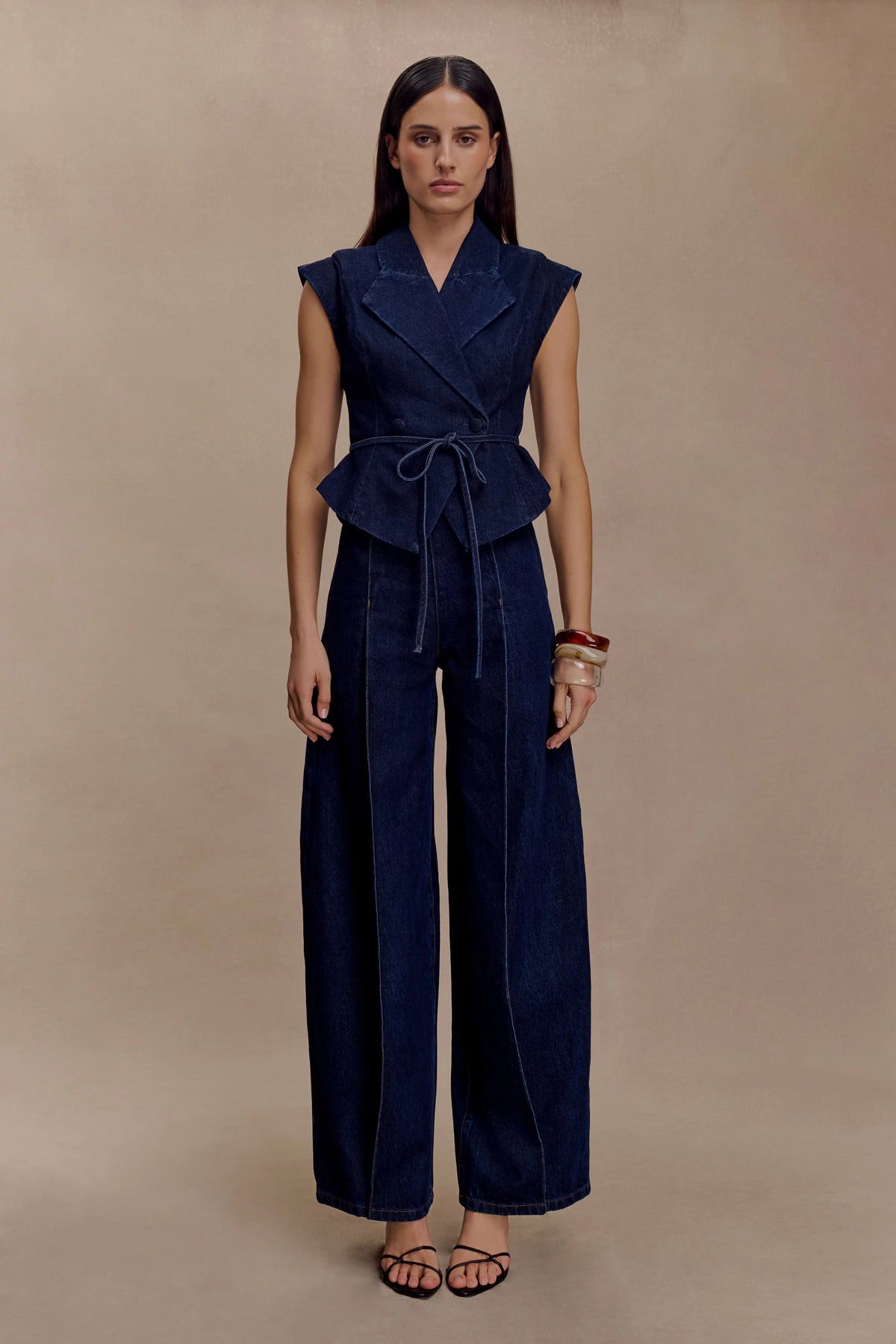 Beatrix High Rise Denim Jeans -  Indigo Blue