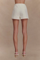 Alix Suiting Mini Skort - Ivory