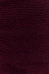 Culver Draped Twist Knit Top - Wine