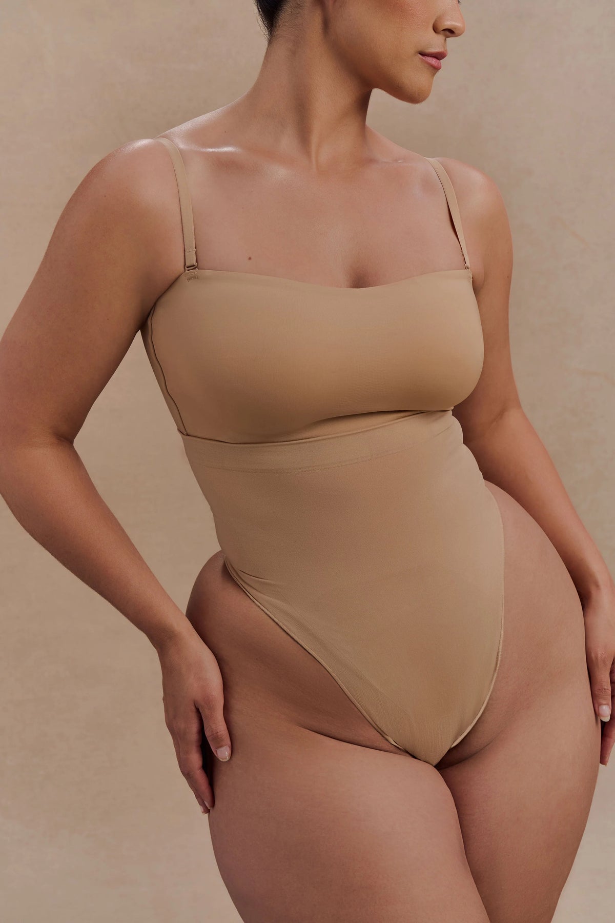 Joanna Strapless Shapewear Bra - Beige